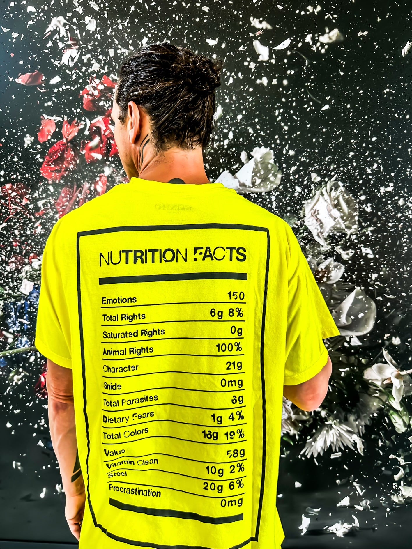 The Basic Nutrition T-Shirt - Yellow & Black